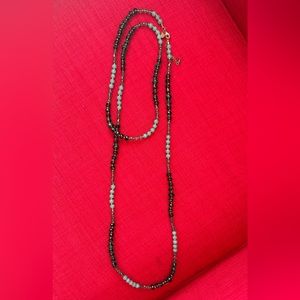 White House Black Market Green beaded necklace